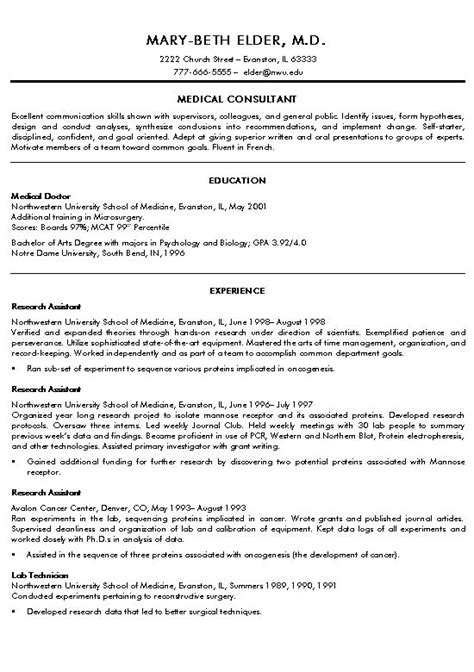 Choose the right skills for your objective and on the rest of your cv. Medical Doctor Resume Example - Sample | Medical resume ...
