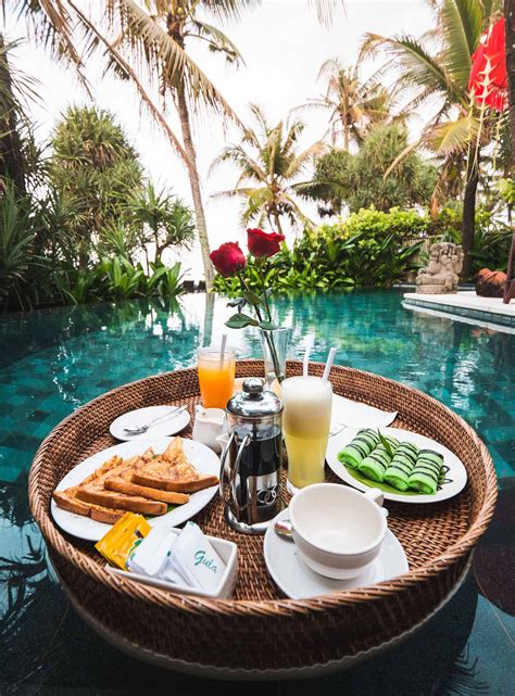 Floating breakfast in 1 bedroom private villa | Breakfast pictures