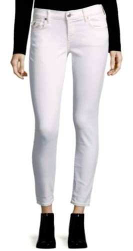 True Religion Casey Super Skinny Jeans Optic White NWT 298 EBay