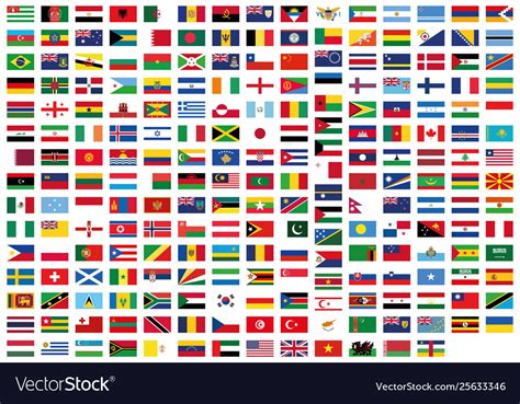 All Official National Flags Of The World Free Template Ppt Premium Images