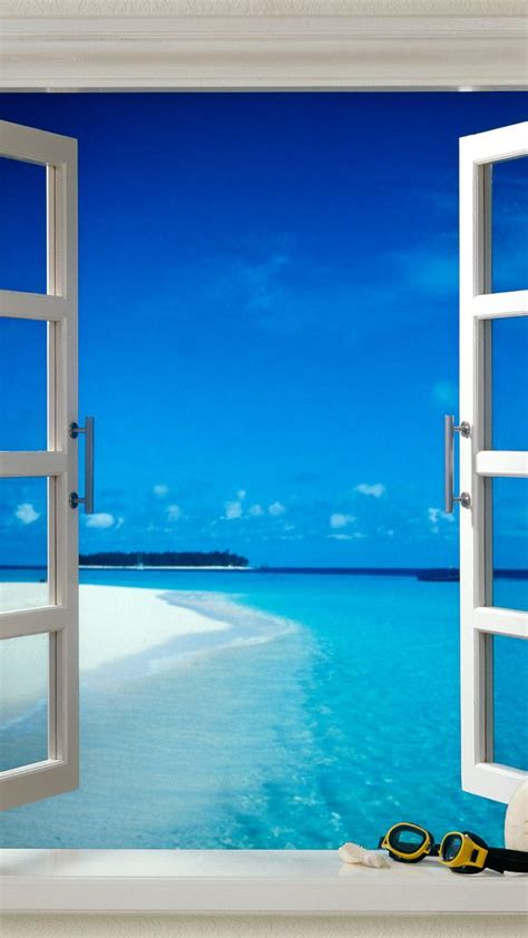 Check spelling or type a new query. Beach View Window Android Wallpaper free download