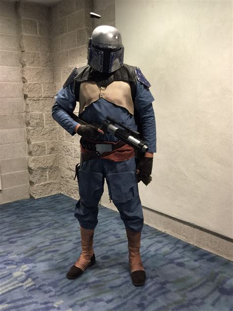 So i looked around the garage and i found a couple of sheets of cardboard, some blue foam, plastic sheet, some brown vinyl. Boba Fett Custome from SW 1313 | Boba Fett Costume and ...
