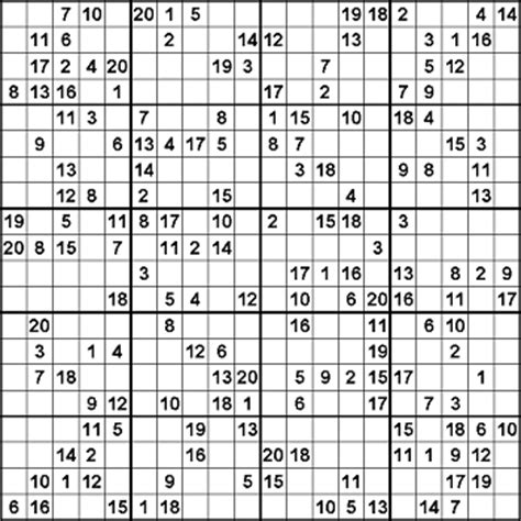 You can find sudokus with a size of 16x16 cells on this page. Image - 20x20 Sudoku.png | A5 Puzzles Wikia | FANDOM ...