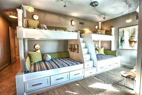 Ideas Of Queen Loft Bed With Stairs Cool Bedroom