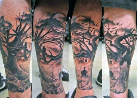 40 graveyard tattoo designs for men earthy ties left behind tattoo designs men tattoo