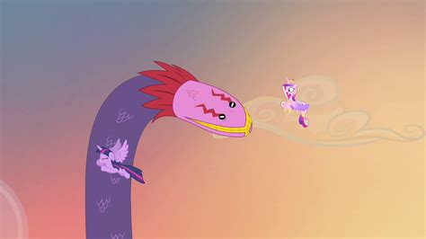 Image Tatzlwurm Snapping Teeth At Princesses S4e11png My Little