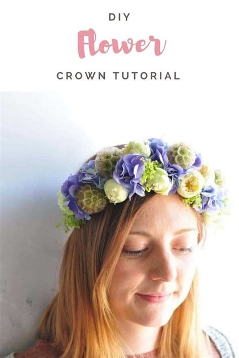 Diy Summer Flower Crown Tutorial Green Parlour Blog