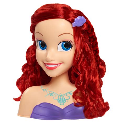 Just Play Disney Princess Ariel Styling Head Red Hair 10 Piece Pretend Play Set The Little