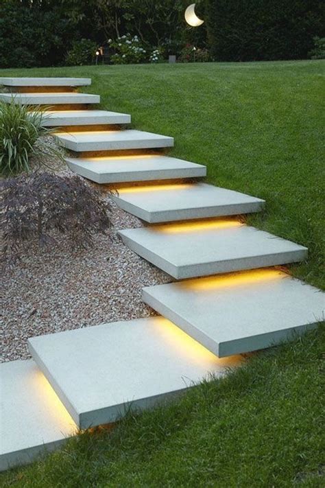 Best Diy Outdoor Stairs Design For Your Garden Garden Lighting Design
