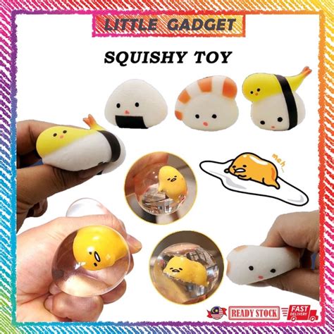 Squeezing Toy Transparent Vent Ball Boiled Yolk Brother Gudetama Egg