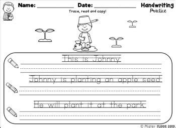 March Handwriting Practice by Mister Clips | Teachers Pay Teachers