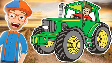 Blippi En Español Tractores Youtube