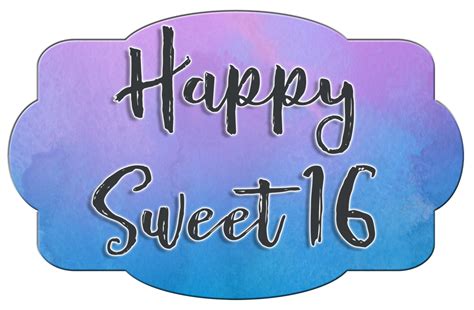 Download Sweet 16 Png Clipart Png Download Pikpng