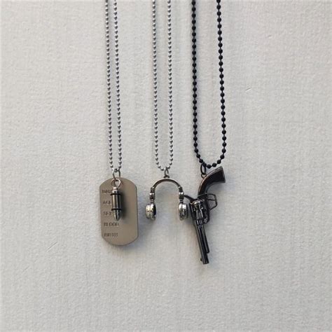 Street Style Grunge Pendants Silver Chain Necklace Silver Chain