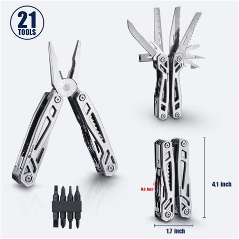 Bibury Multi Tool 21 In 1 Multitools Pliers With Rope Cutter Can
