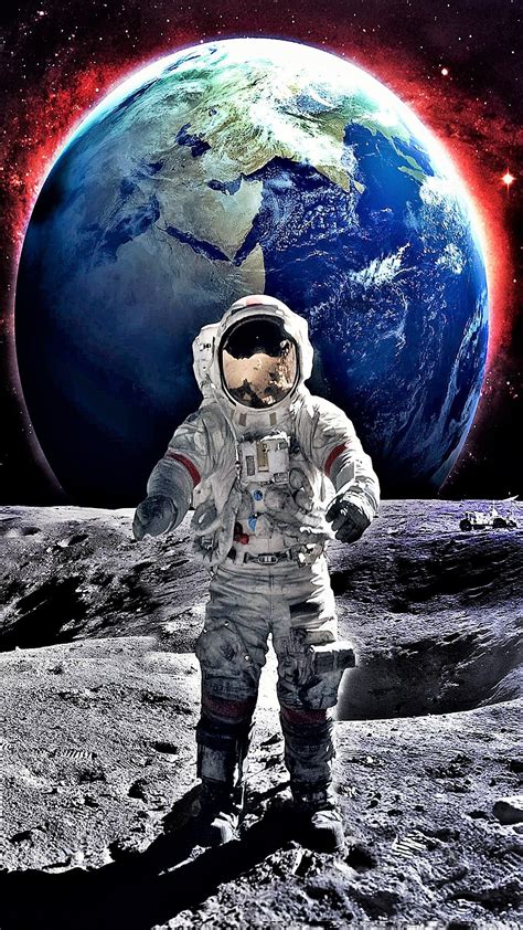 Astronaut Earth Wallpaper