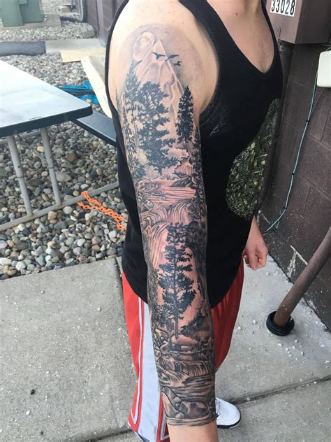 Sleeve Tattoo Forest Sleeve Tattoos Full Sleeve Tattoos Tattoo
