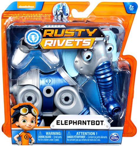 Nickelodeon Rusty Rivets Build Me Rivet System Elephantbot Figure Spin Master Toywiz