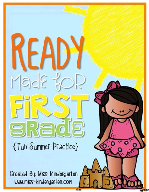 Kindergarten Summer Review Ready Made For First Grade Miss