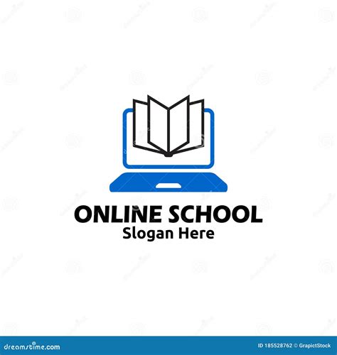 Online Education Logo Design Template Online Course Logo Design Online Learning Logo Vector