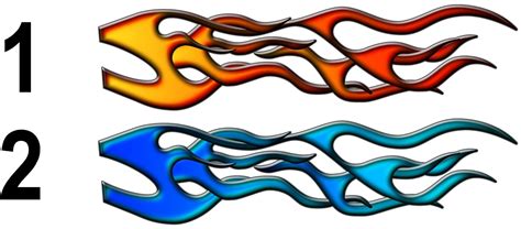 Printable Flame Decals Customize And Print