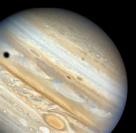 Callistos Shadow On Jupiter The Planetary Society
