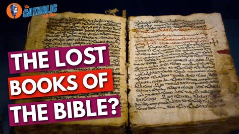 The Lost Books Of The Bible The Catholic Talk Show Youtube