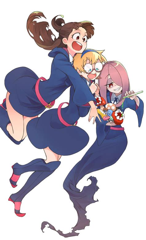 Sucy Manbavaran Little Witch Academia Anime Fandoms Akko Kagari Lotte Yanson