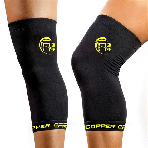 cfr copper knee sleeves knee support compression braces high copper content infused fit for men