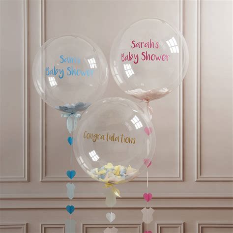 A wide variety of baby shower balloons options are available to you personalised baby shower confetti balloon by bubblegum ...