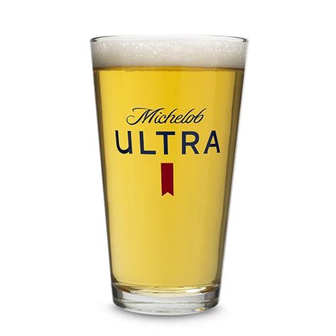 Michelob Ultra 16oz Pint Glass The Beer Gear Store