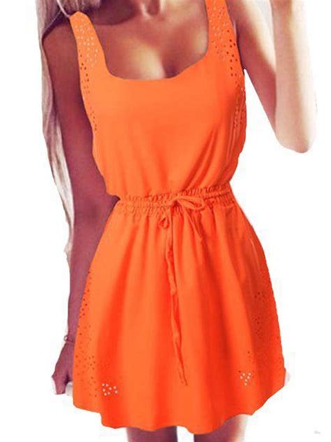 Sexy Dance Summer Dresses For Plus Size Women Chiffon Sleeveless Casual Beach Party Evening