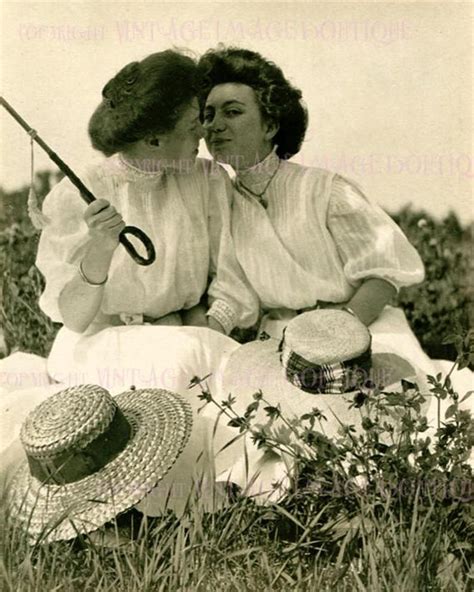 Lovely Antique Edwardian Lesbian Couple Wedding Civil Etsy Vintage