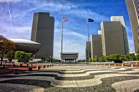 Albany New York ~ Empire State Plaza ~ Governor A Rockefel