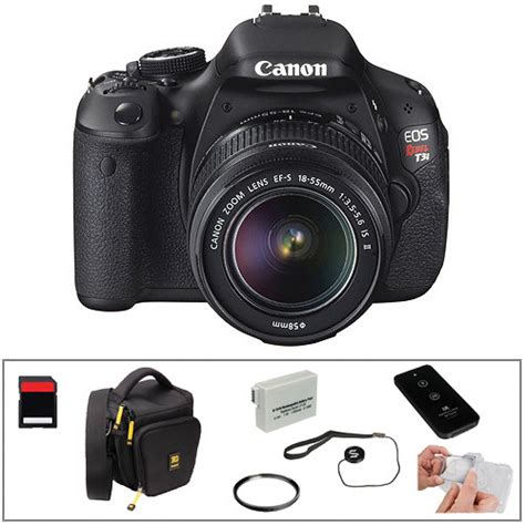 Canon Eos Rebel T3i Dslr Camera With 18 55mm F35 56 Is Ii Bandh