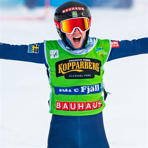 Os Guld Till Sverige Sandra Näslund Vinner Skicross Finalen Efter