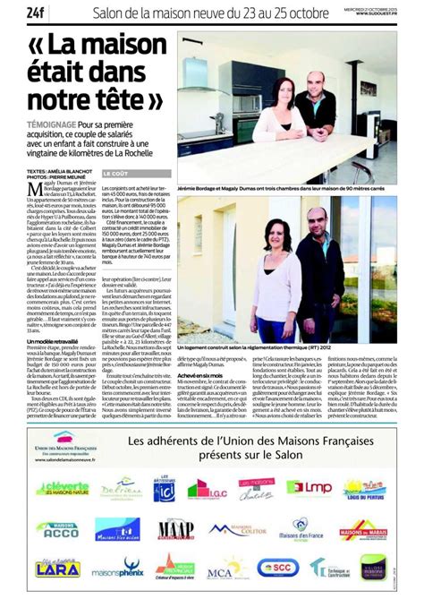 Trouvez ce que vous cherchez au meilleur prix: Article Sud Ouest Salon de la Maison Neuve La Rochelle ...