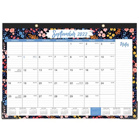 Buy 2022 2023 Desk Calendar 16 Months Large Desk Wall Calendar 17