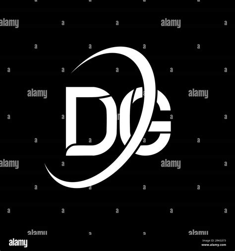 dg logo d g design white dg letter dg d g letter logo design initial letter dg linked circle