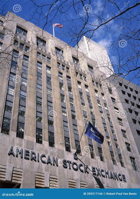 The American Stock Exchange Editorial Photo Image Of Business Famous