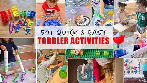 50 Easy Toddler Activities Happy Toddler Playtime