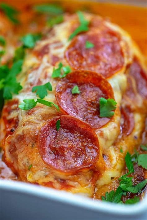 Pizza Stuffed Chicken That Low Carb Life