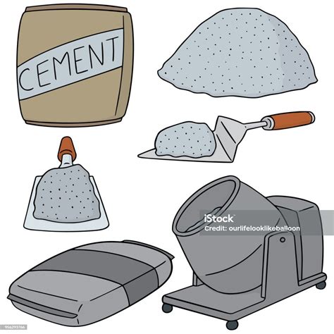 Cement Stock Illustration Download Image Now Bag Cement Art Istock