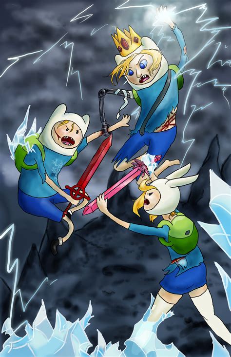 Three Way Battle Adventure Time With Finn And Jake Fan Art Fanpop