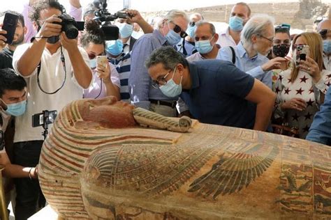 Egypt Unveils Coffins Buried 2500 Years Ago The Straits Times
