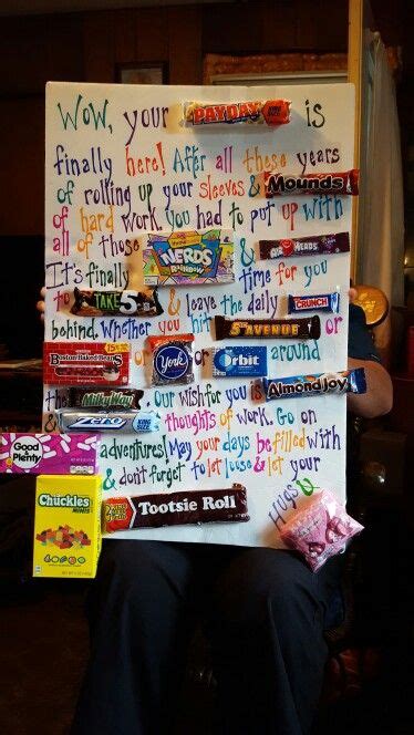 Check spelling or type a new query. Retirement candy poem | Candy poems, Retirement candy ...
