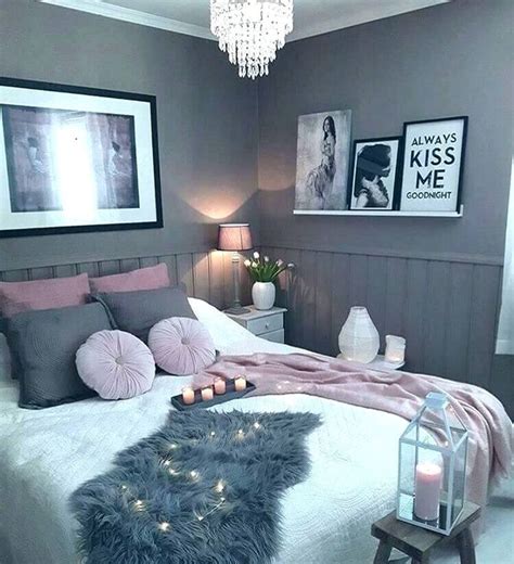 Pink And Grey Bedrooms Pink And Grey Bedroom Ideas Delicate Lighting