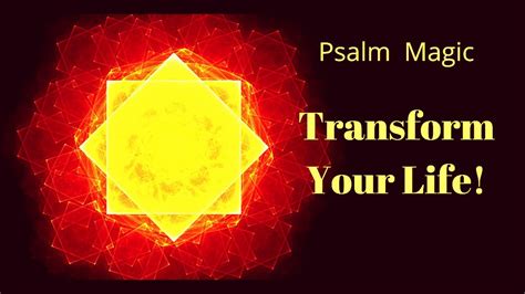Psalm Magic: Psalm 143--TRANSFORM YOUR LIFE TODAY! - YouTube