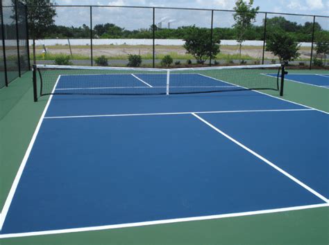 The minimum recommended pickleball court dimensions are 20 ft x 44 ft. The Basics Of Pickleball | Pickleballer.com