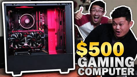 $500 Budget Gaming PC Build - March 2019 - YouTube